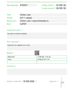 Retatrutide 10mg vial