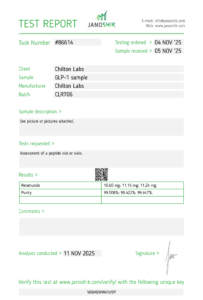 Retatrutide 10mg Chilton Labs